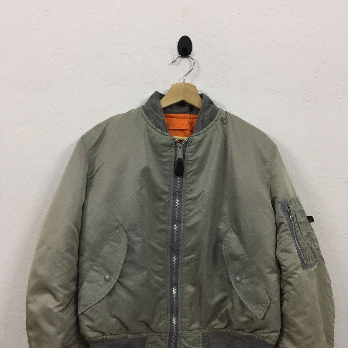 Alpha Industries × Vintage Vintage Alpha Industries Flight Bomber Jacket Size US M / EU 48-50 / 2 - 6 Thumbnail