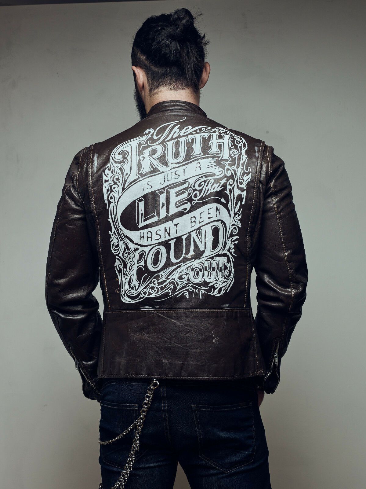 Other Leather jacket VERY RARE! Beck Buco Schott cafe racer biker Size US M / EU 48-50 / 2 - 2 Thumbnail
