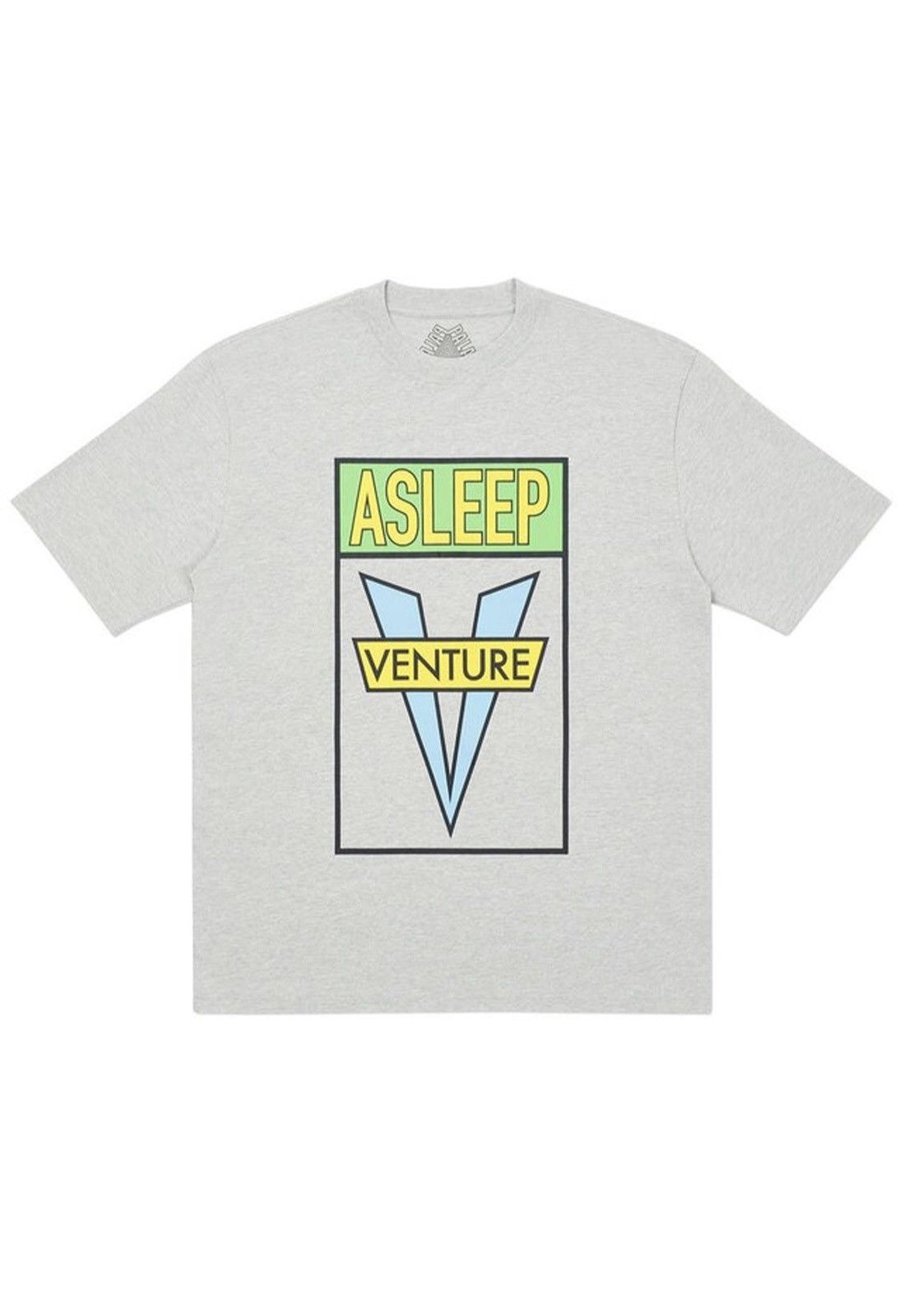 Palace PALACE ASLEEP TO VENTURE T-SHIRT GREY MARL - Large Size US L / EU 52-54 / 3 - 1 Thumbnail