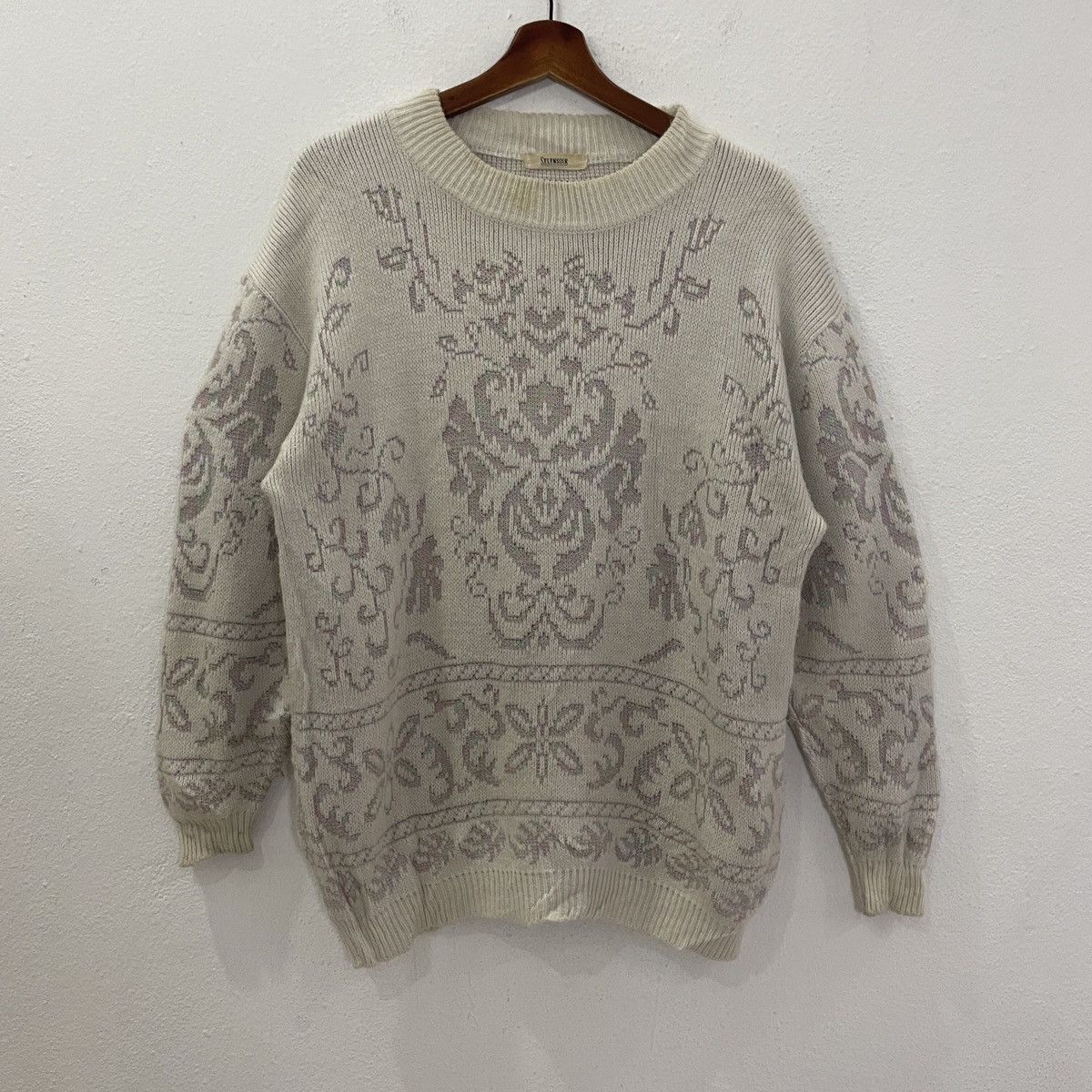 Selensoir Art Distressed Vintage Knitwear
