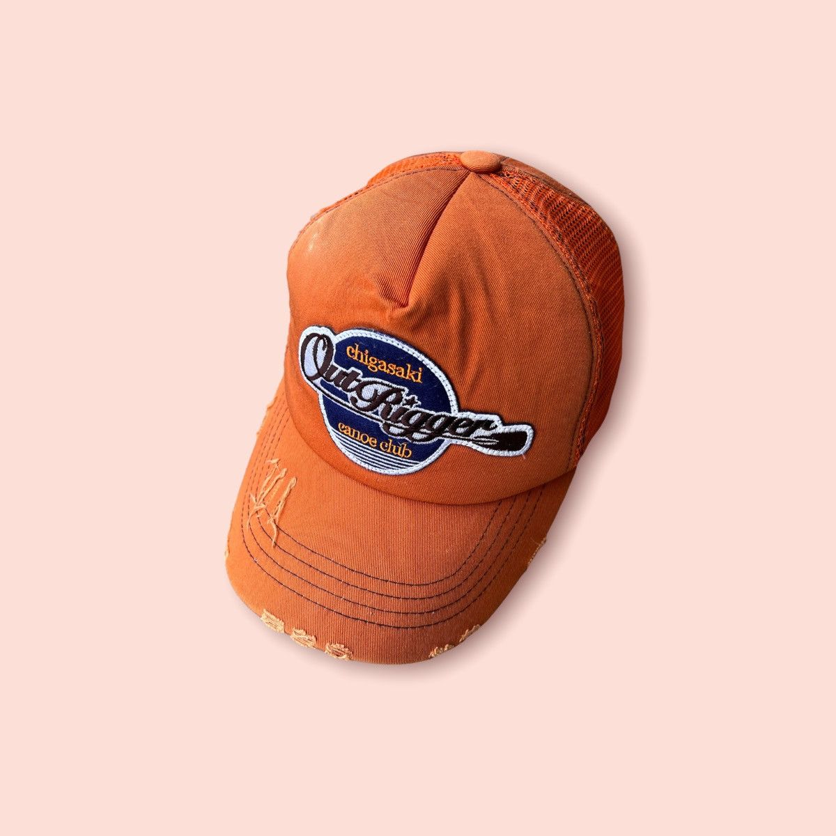 Japanese Brand CHIGASAKI OUTRIGGER CANOE CLUB TRUCKER HAT Size ONE SIZE - 2 Thumbnail