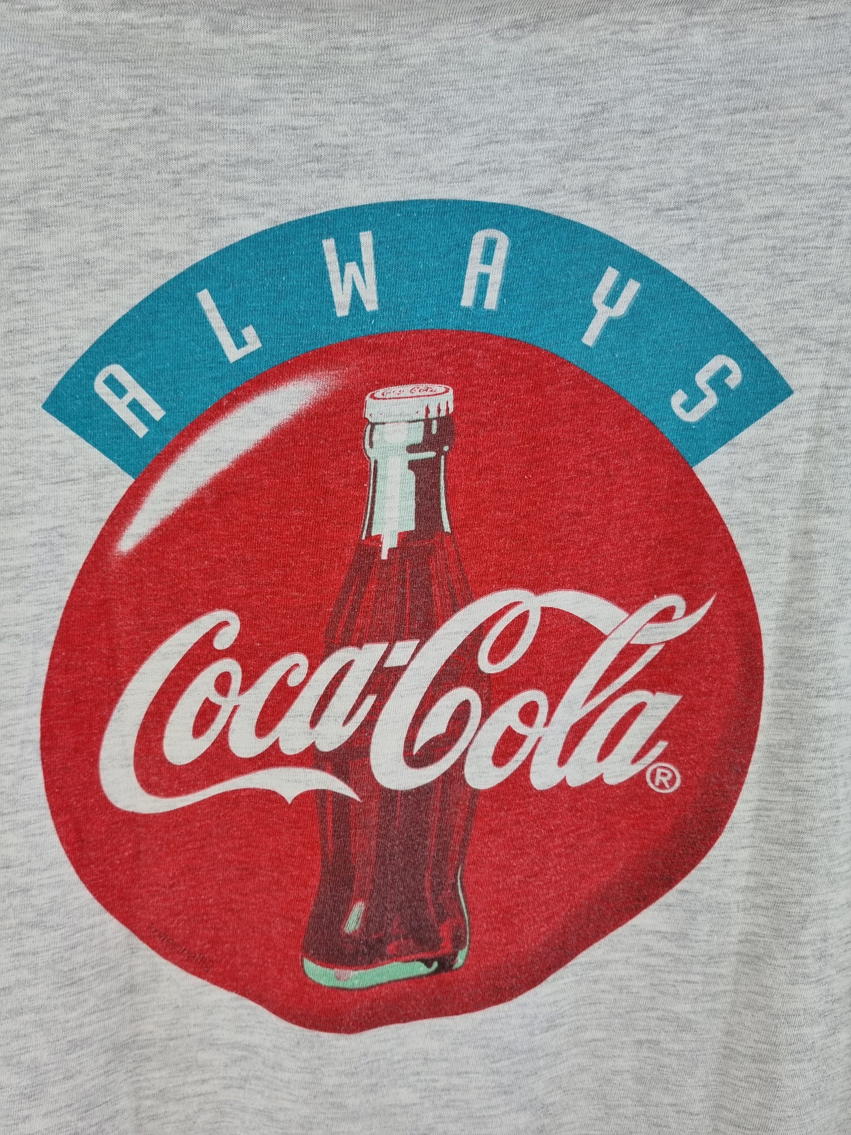 Coca Cola × Vintage 90s Rare COCA COLA Tee shirt Logo Size US L / EU 52-54 / 3 - 4 Thumbnail