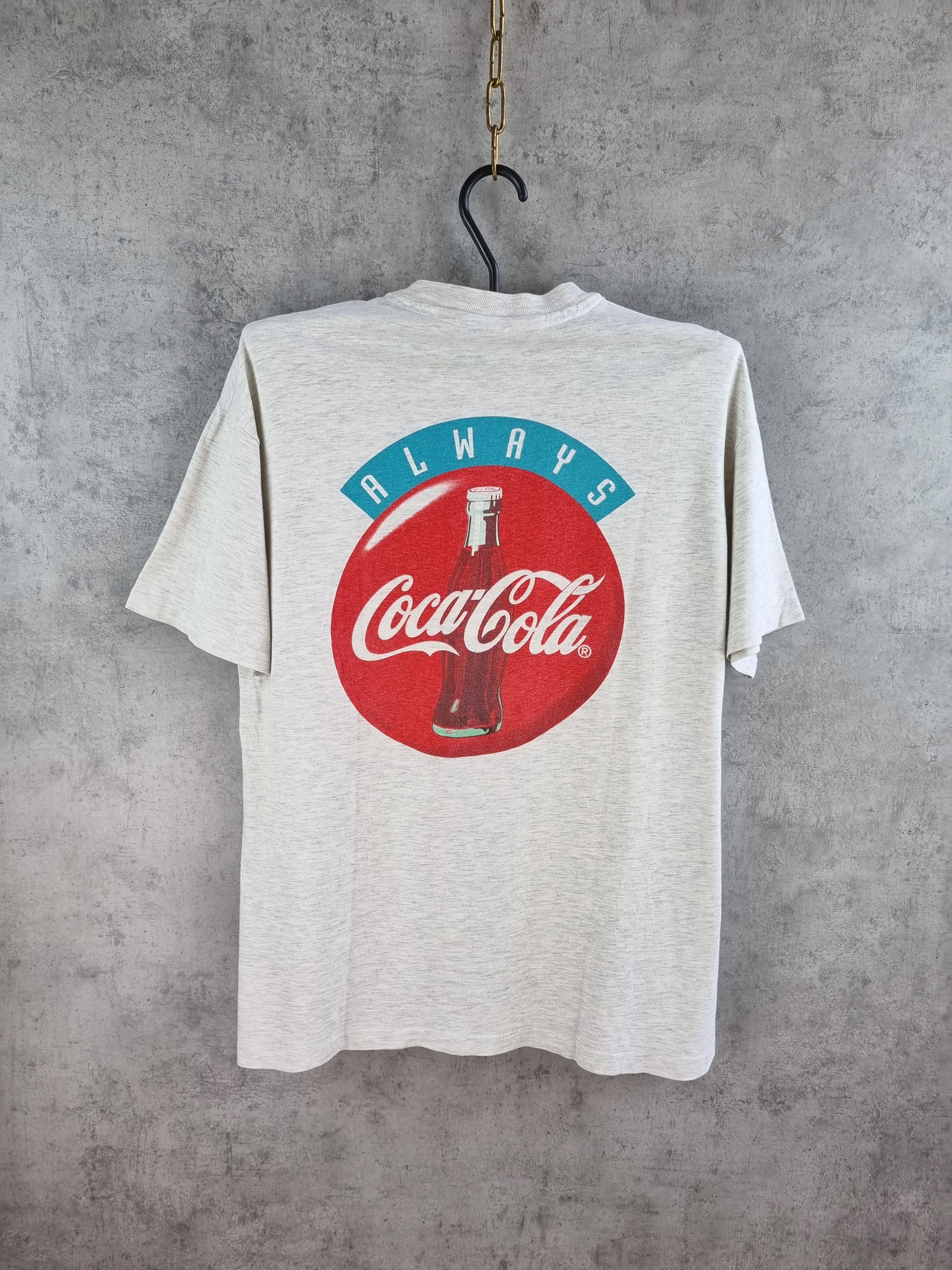 Coca Cola × Vintage 90s Rare COCA COLA Tee shirt Logo Size US L / EU 52-54 / 3 - 1 Thumbnail