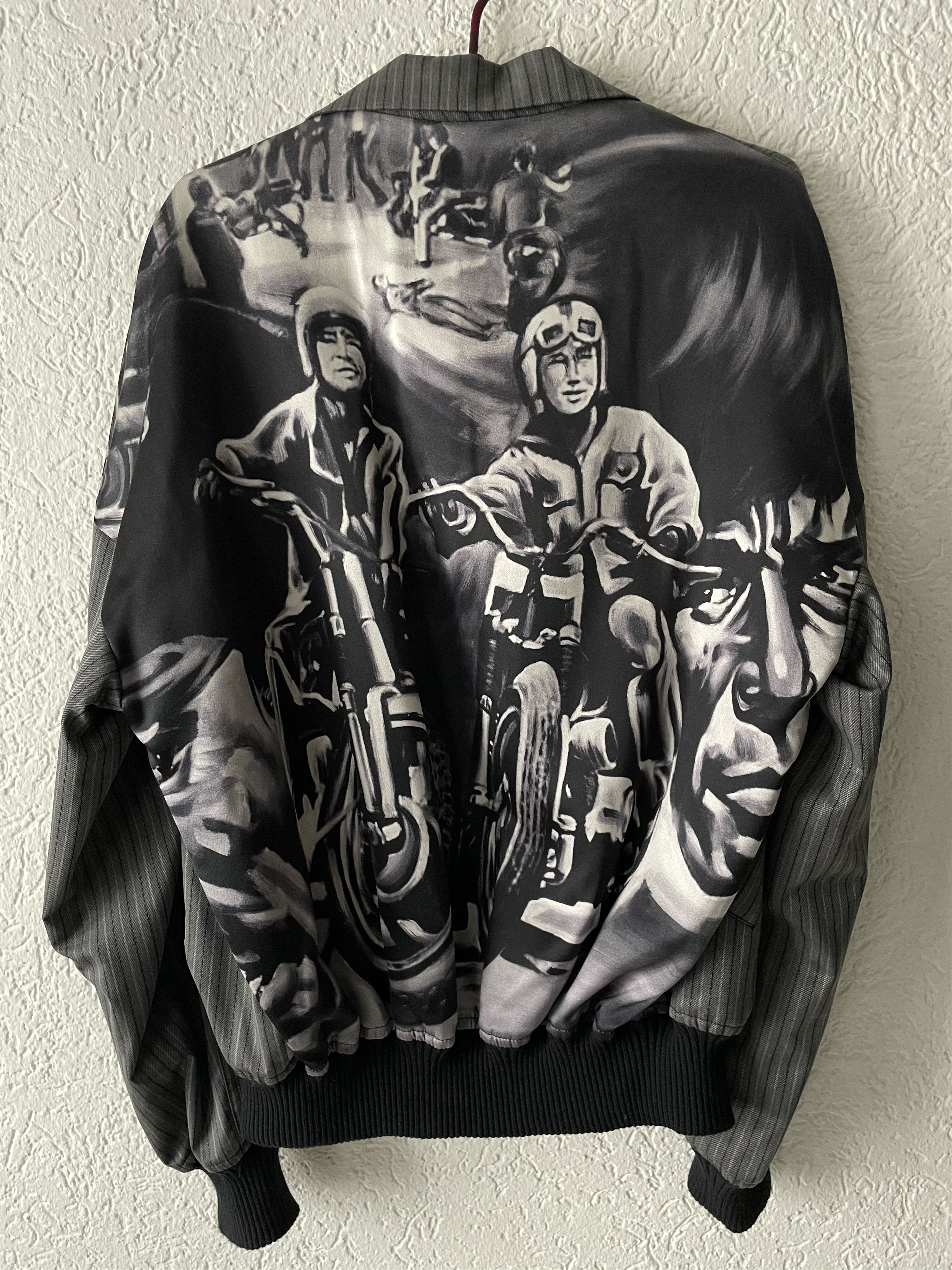 image of Loro Piana x Ne Sense Necessity Sense Printed Jacket in Black, Men's (Size Medium)