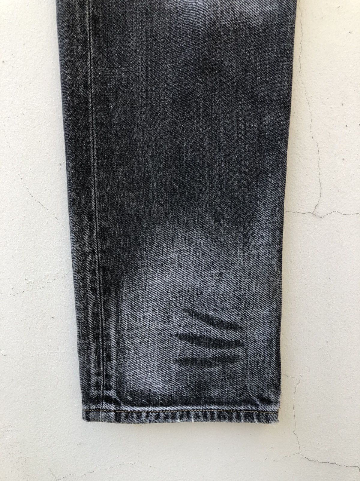 Levi's Vintage Y2K 2003 Levi’s 501 Jeans Distressed Laser Denim Size US 30 / EU 46 - 11 Thumbnail