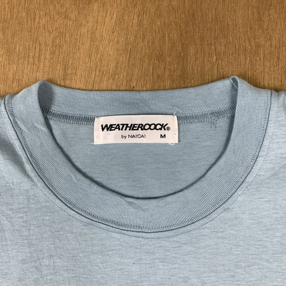 Japanese Brand × Stitch's Jeans × Vintage Vintage 80s WEATHERCOCK Single Stitch Pocket Plain Tshirt Size US M / EU 48-50 / 2 - 14 Thumbnail