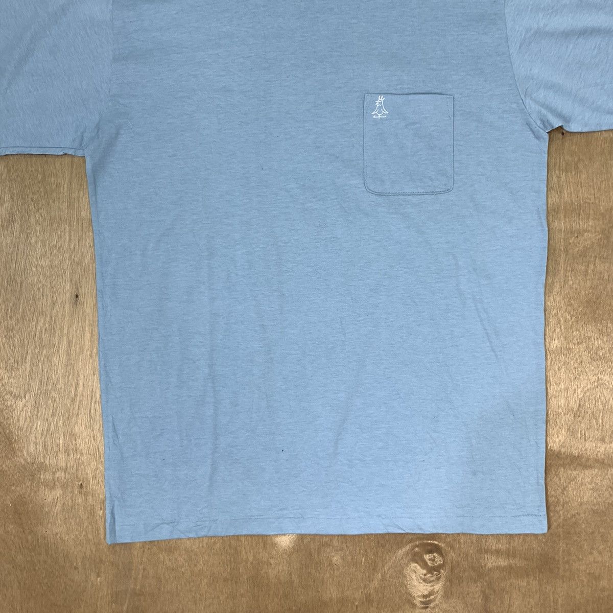 Japanese Brand × Stitch's Jeans × Vintage Vintage 80s WEATHERCOCK Single Stitch Pocket Plain Tshirt Size US M / EU 48-50 / 2 - 4 Thumbnail