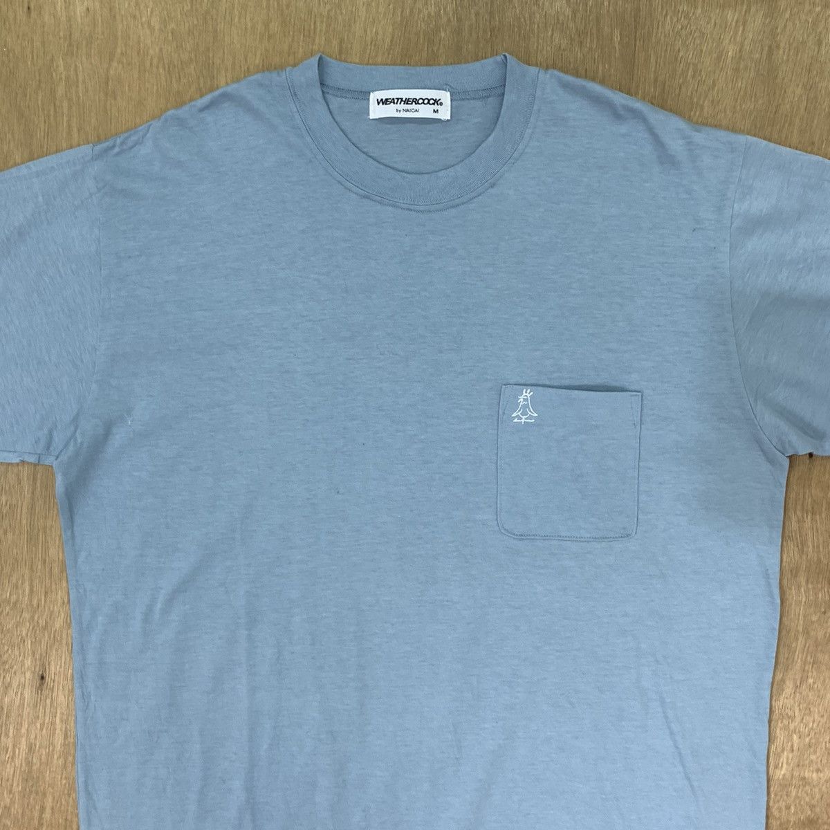 Japanese Brand × Stitch's Jeans × Vintage Vintage 80s WEATHERCOCK Single Stitch Pocket Plain Tshirt Size US M / EU 48-50 / 2 - 3 Thumbnail
