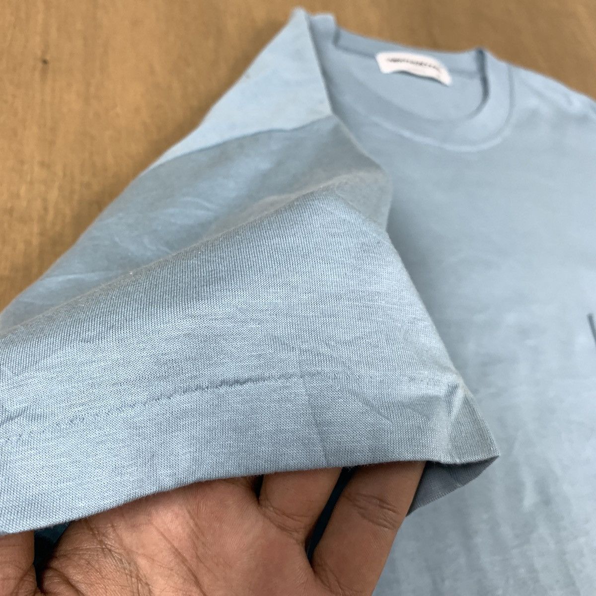 Japanese Brand × Stitch's Jeans × Vintage Vintage 80s WEATHERCOCK Single Stitch Pocket Plain Tshirt Size US M / EU 48-50 / 2 - 8 Thumbnail