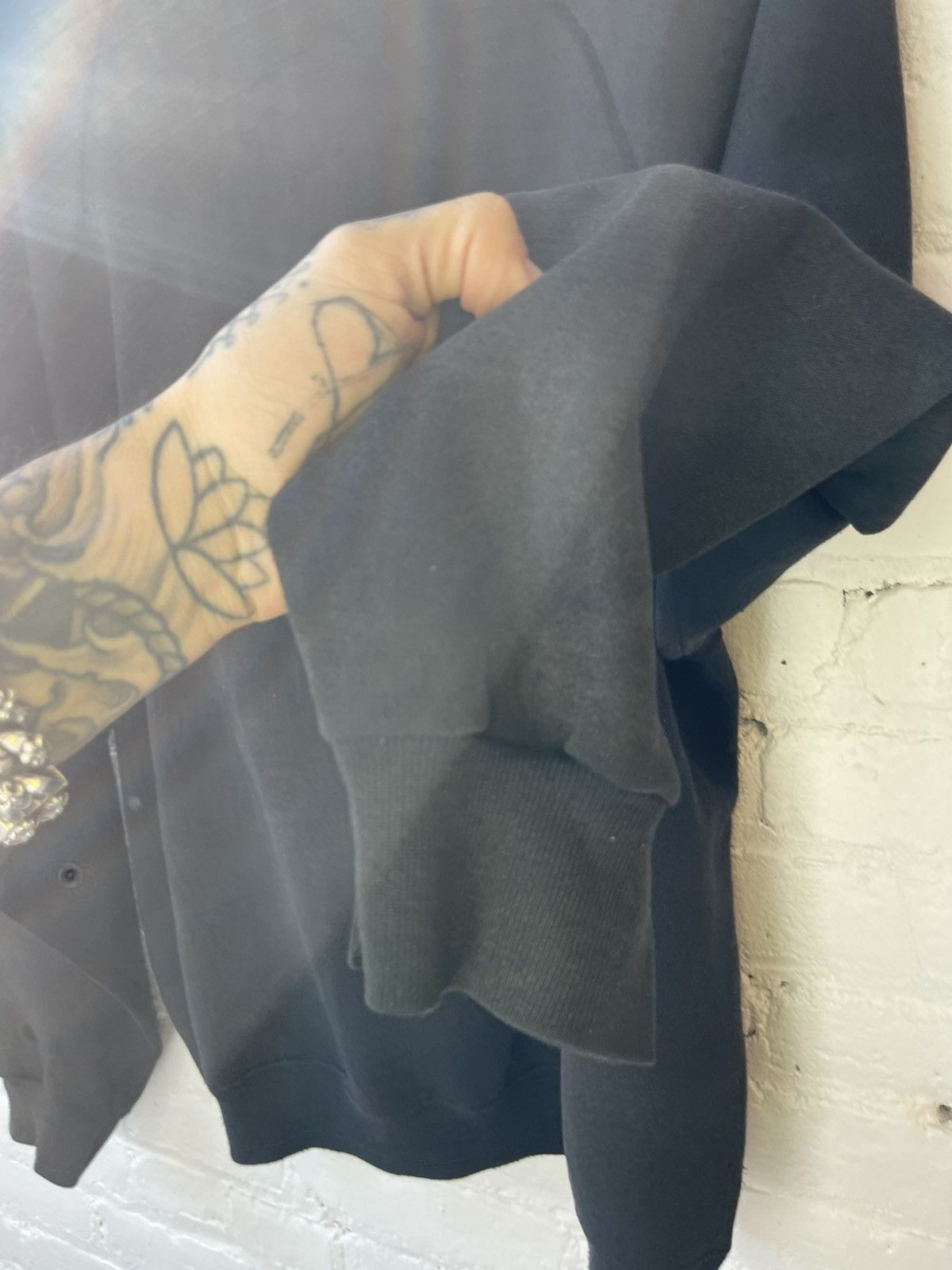Vintage Vintage Black Blank SUN FADE THRASHED SWEATER COZY XXL Size US XXL / EU 58 / 5 - 6 Thumbnail