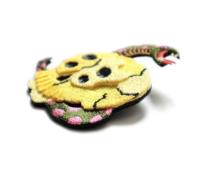 Kapital Kapital 3D Embroidery Pin (Rain Skull) set Size ONE SIZE - 5 Thumbnail