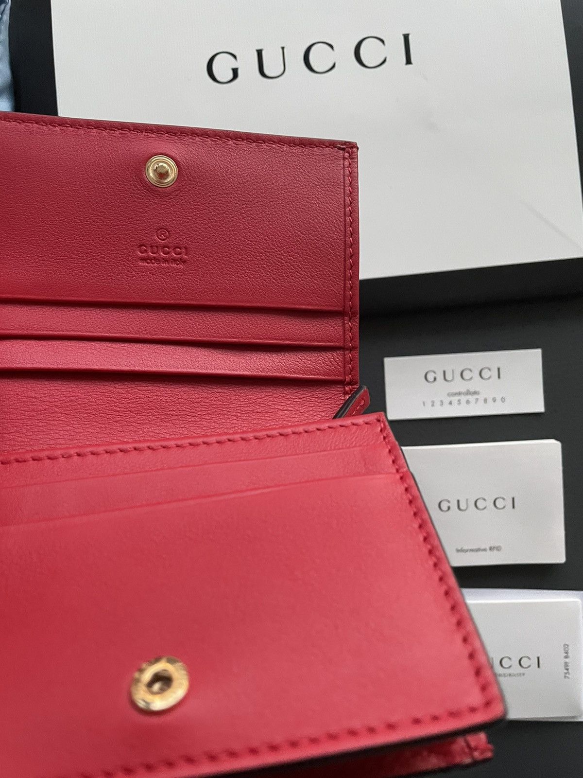 Gucci Rare Brand NEW Super Runway Limited Edition GG Apple Wallet Size ONE SIZE - 20 Thumbnail