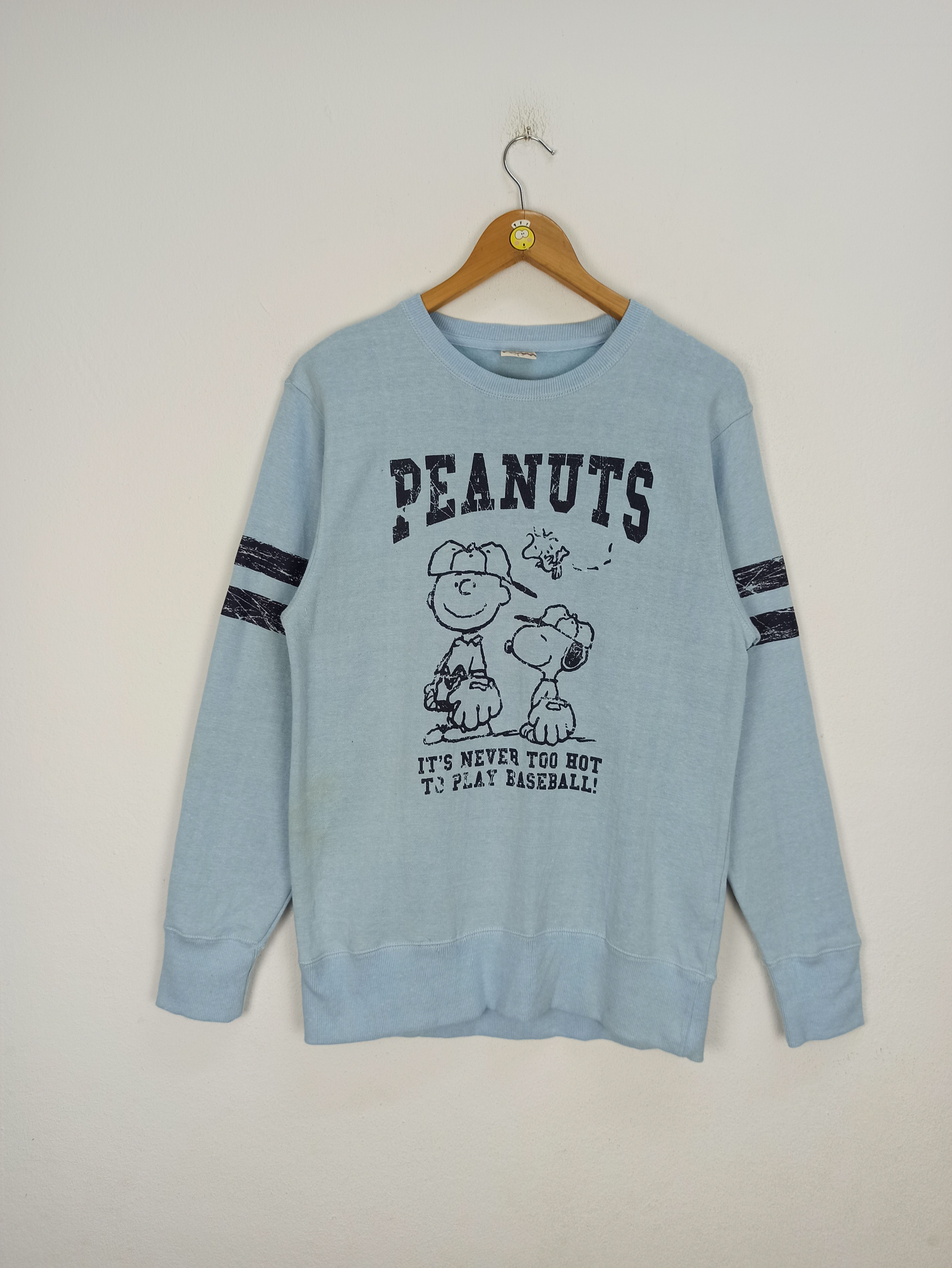 90s Y2K Kidcore offers Snoopy Sweatshirt Navy Embroidered Peanuts