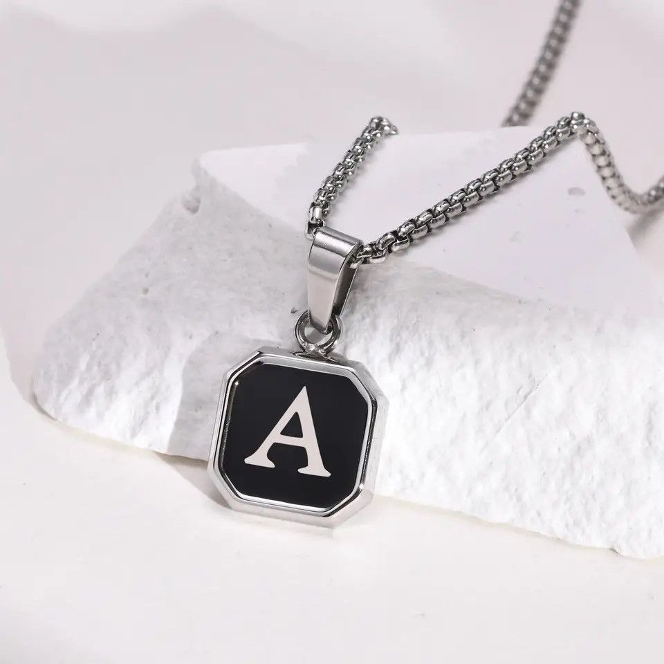 Other A-Z Initial Letters Men Necklaces Size ONE SIZE - 2 Thumbnail