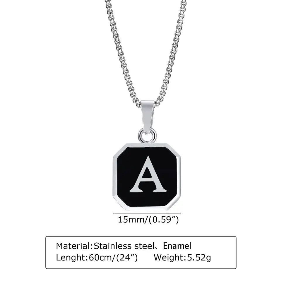 Other A-Z Initial Letters Men Necklaces Size ONE SIZE - 3 Thumbnail