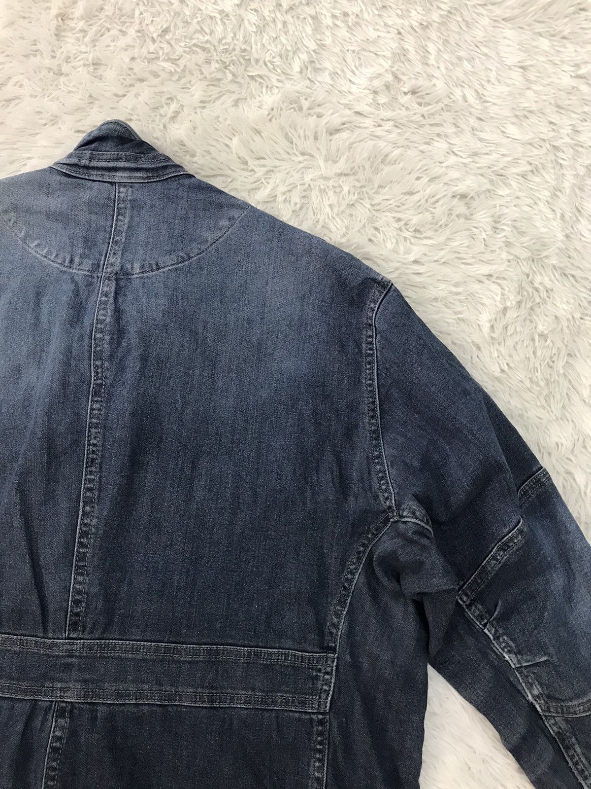 Japanese Brand Blue B Neo Denim Jacket Size US L / EU 52-54 / 3 - 11 Thumbnail