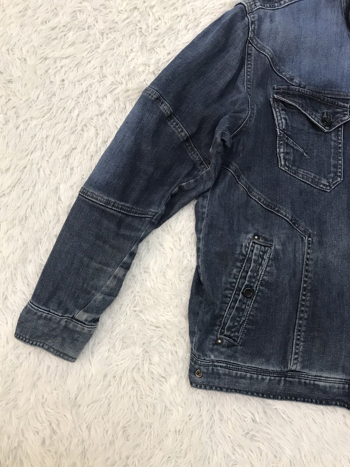 Japanese Brand Blue B Neo Denim Jacket Size US L / EU 52-54 / 3 - 5 Thumbnail