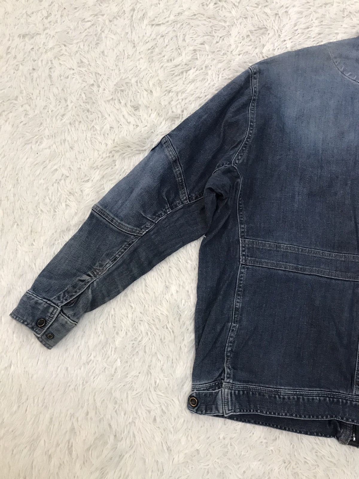 Japanese Brand Blue B Neo Denim Jacket Size US L / EU 52-54 / 3 - 12 Thumbnail