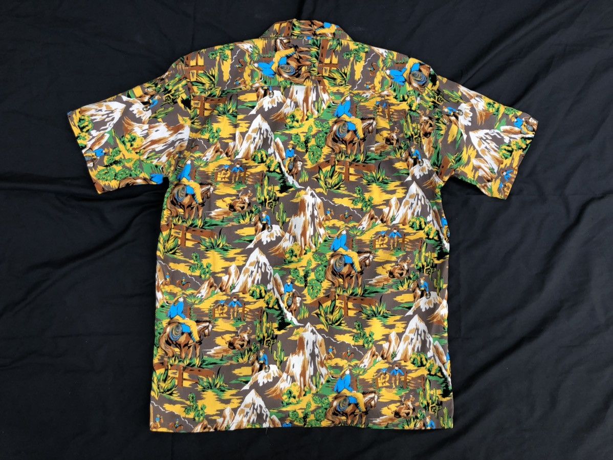 The Real McCoy's Real McCoy Japan Western Cowboy Open Collar Hawaiian Shirt Size US M / EU 48-50 / 2 - 6 Thumbnail