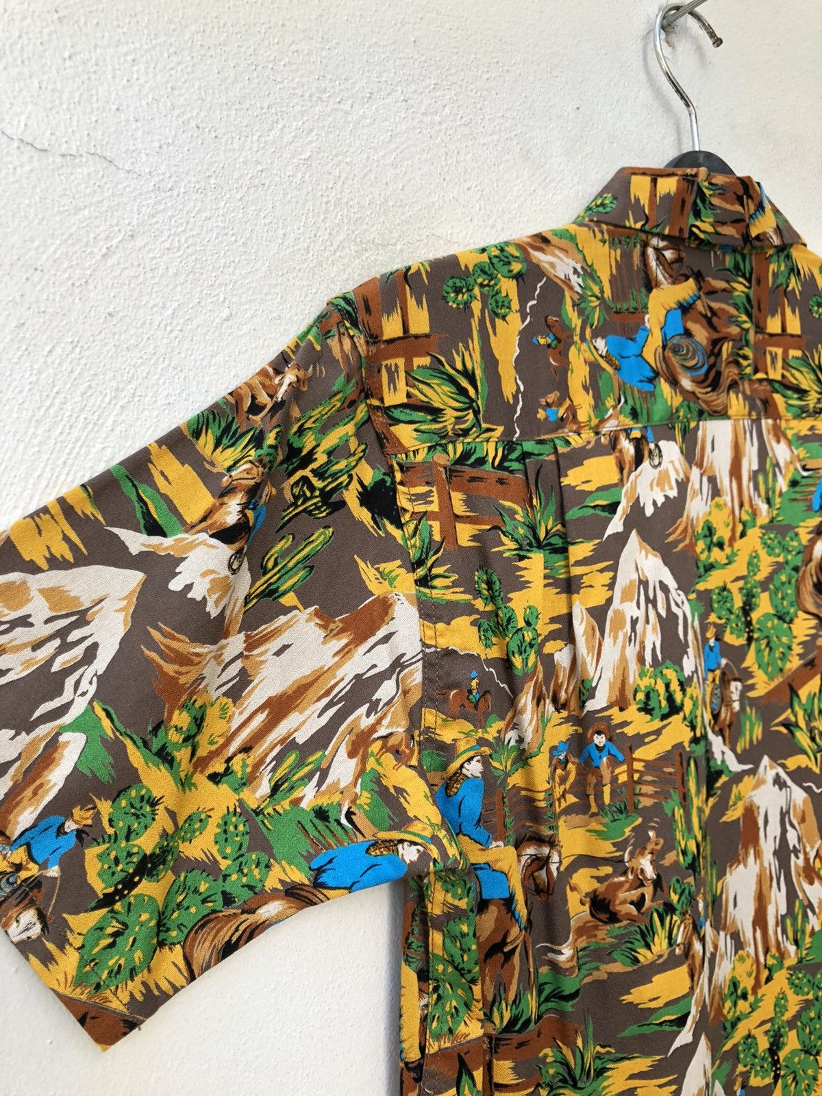 The Real McCoy's Real McCoy Japan Western Cowboy Open Collar Hawaiian Shirt Size US M / EU 48-50 / 2 - 22 Thumbnail