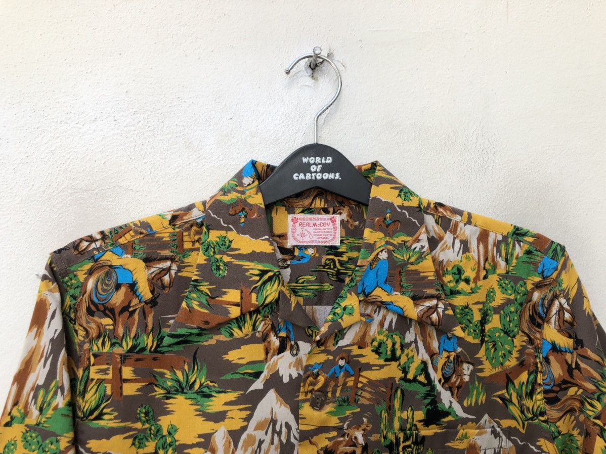 The Real McCoy's Real McCoy Japan Western Cowboy Open Collar Hawaiian Shirt Size US M / EU 48-50 / 2 - 8 Thumbnail