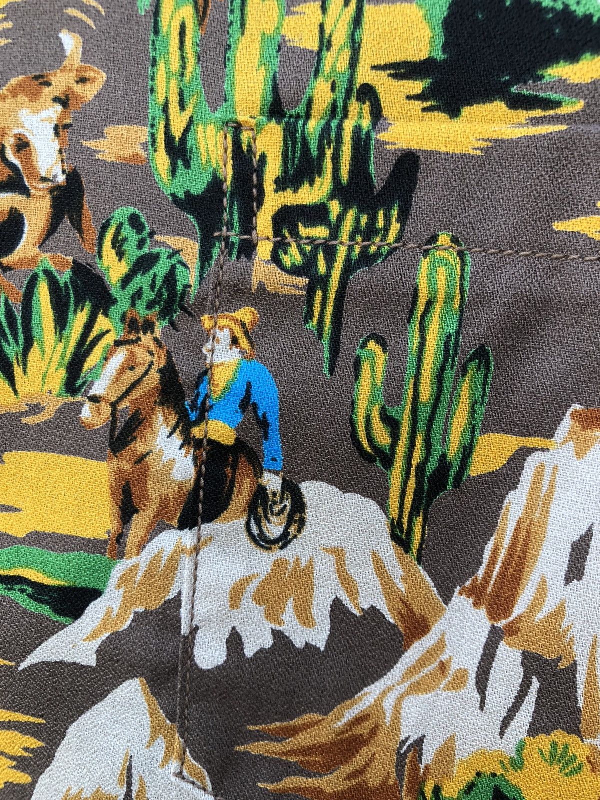 The Real McCoy's Real McCoy Japan Western Cowboy Open Collar Hawaiian Shirt Size US M / EU 48-50 / 2 - 13 Thumbnail