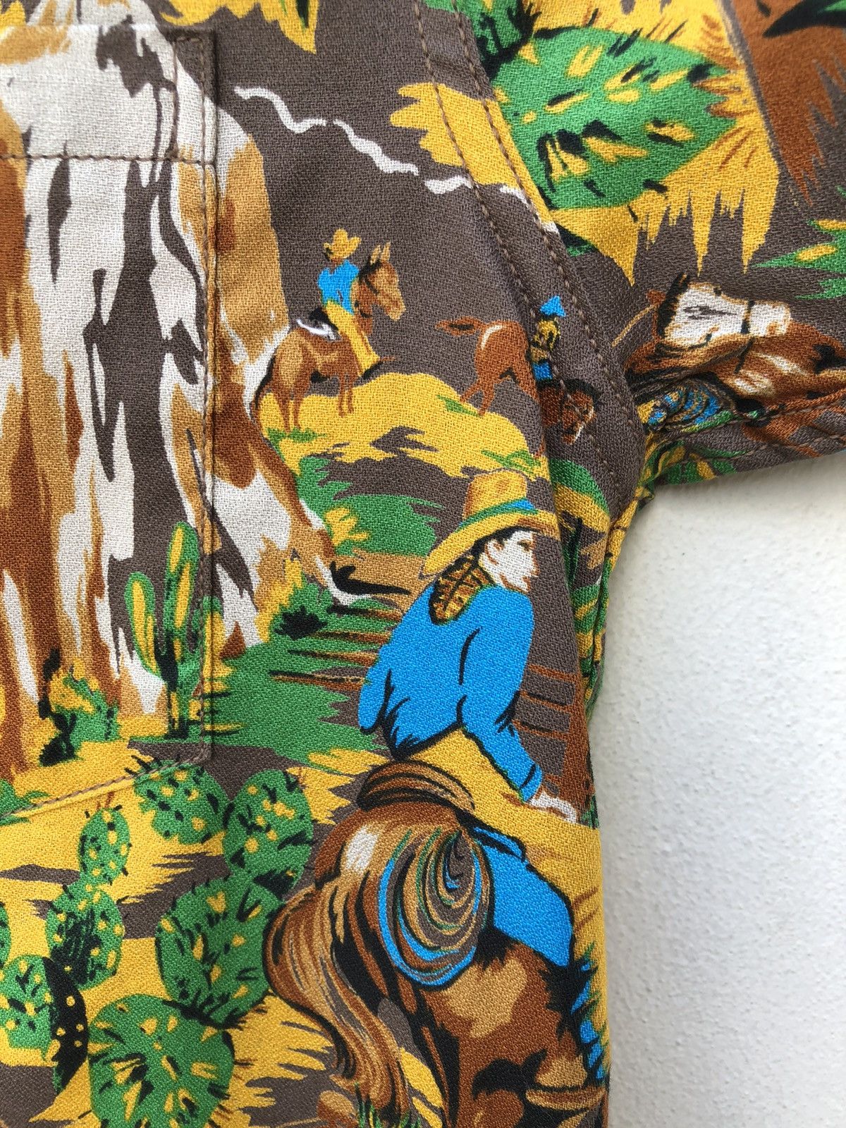 The Real McCoy's Real McCoy Japan Western Cowboy Open Collar Hawaiian Shirt Size US M / EU 48-50 / 2 - 14 Thumbnail