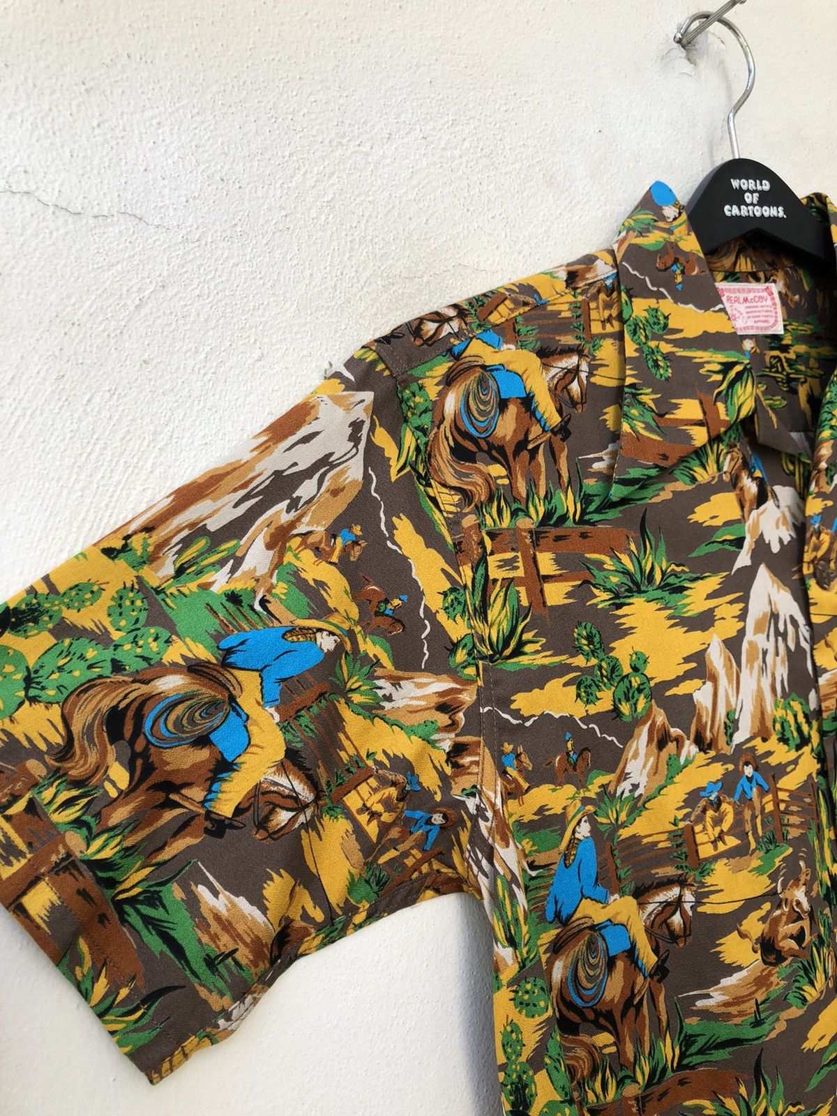 The Real McCoy's Real McCoy Japan Western Cowboy Open Collar Hawaiian Shirt Size US M / EU 48-50 / 2 - 17 Thumbnail