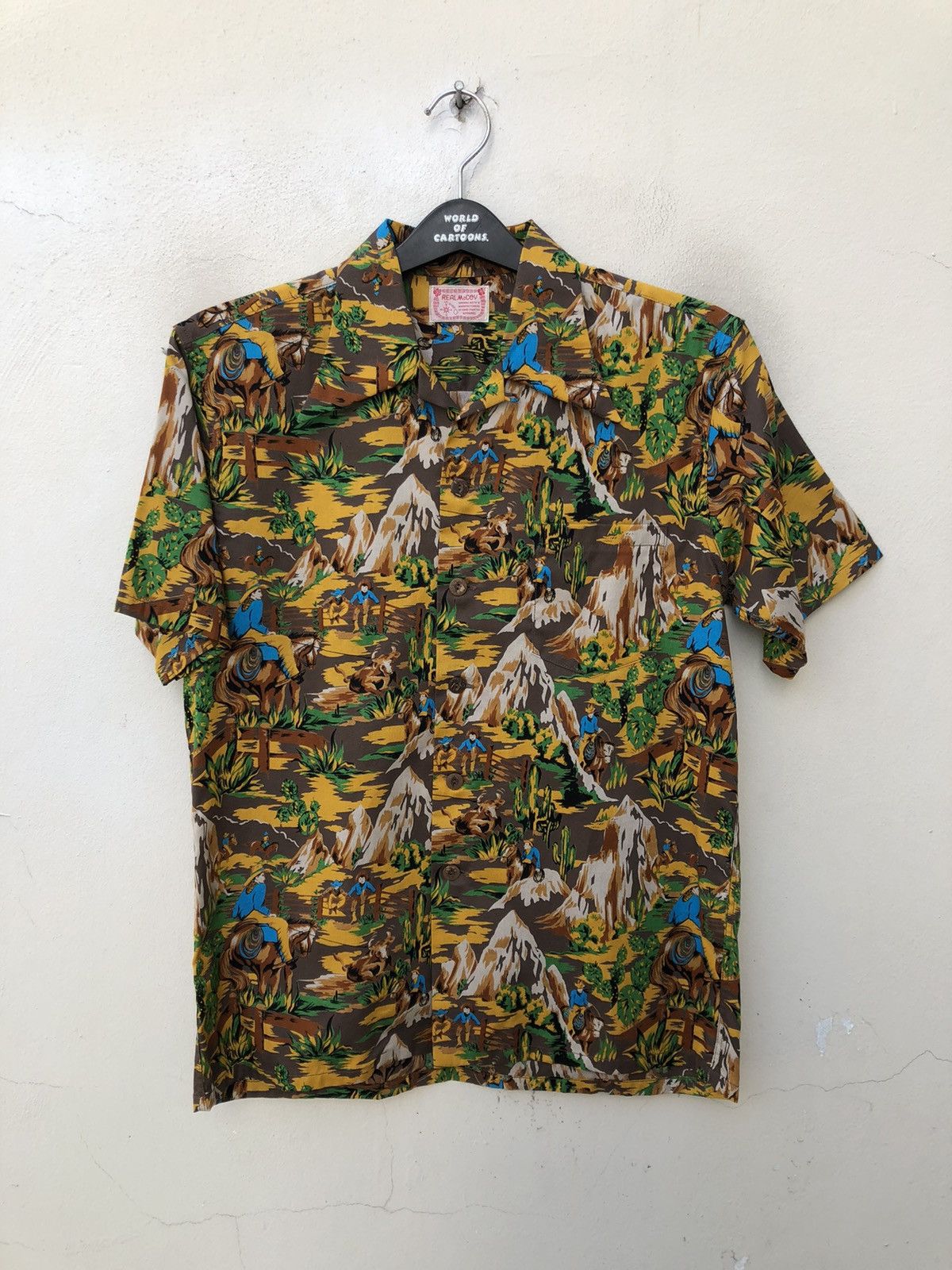 The Real McCoy's Real McCoy Japan Western Cowboy Open Collar Hawaiian Shirt Size US M / EU 48-50 / 2 - 7 Thumbnail