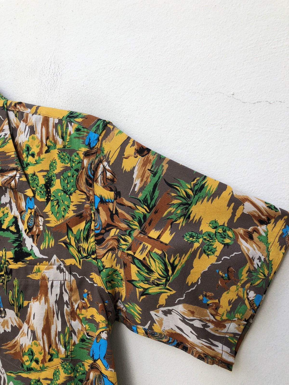 The Real McCoy's Real McCoy Japan Western Cowboy Open Collar Hawaiian Shirt Size US M / EU 48-50 / 2 - 11 Thumbnail