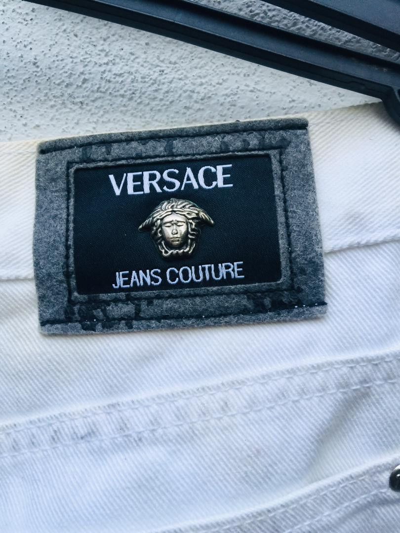 Versace Jeans Couture × Vintage Vintage Versace White Pant Travis Scott Fashion Style Size US 36 / EU 52 - 16 Thumbnail