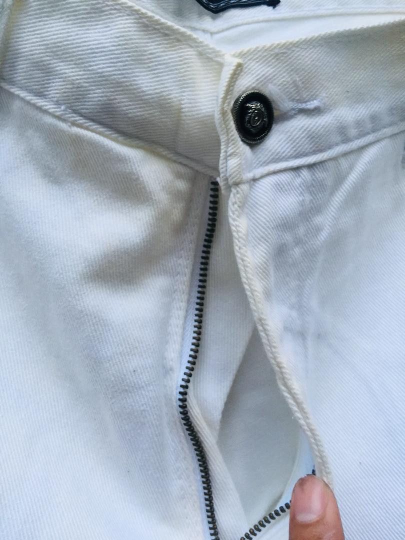 Versace Jeans Couture × Vintage Vintage Versace White Pant Travis Scott Fashion Style Size US 36 / EU 52 - 12 Thumbnail
