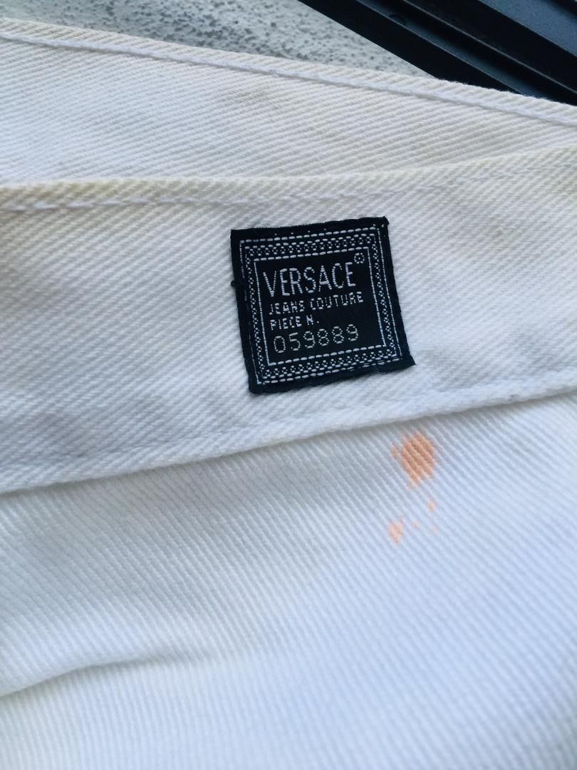 Versace Jeans Couture × Vintage Vintage Versace White Pant Travis Scott Fashion Style Size US 36 / EU 52 - 14 Thumbnail