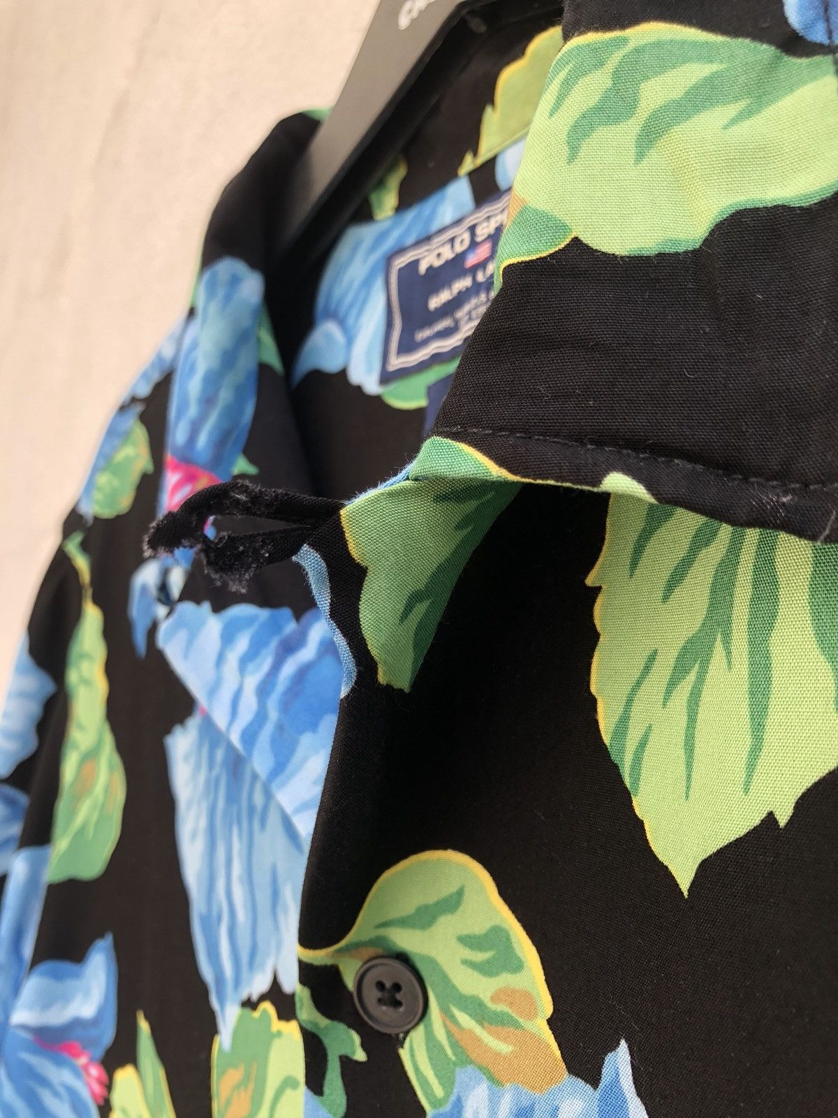 Polo Ralph Lauren Vintage Polo Sport RL Flowers Rayon Hawaiian Shirt Size US M / EU 48-50 / 2 - 4 Thumbnail
