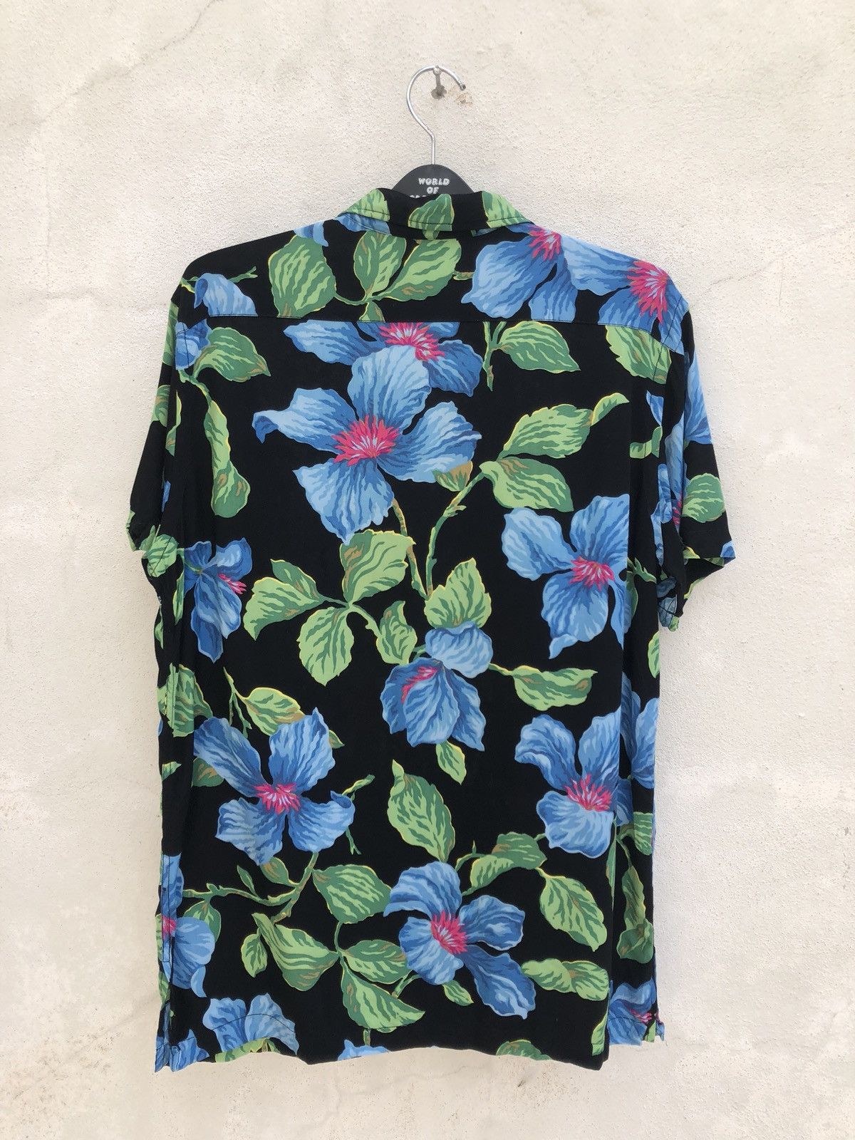 Polo Ralph Lauren Vintage Polo Sport RL Flowers Rayon Hawaiian Shirt Size US M / EU 48-50 / 2 - 9 Thumbnail