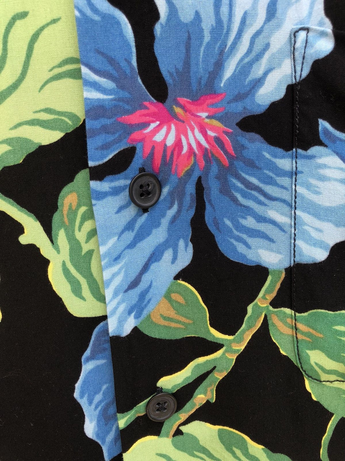 Polo Ralph Lauren Vintage Polo Sport RL Flowers Rayon Hawaiian Shirt Size US M / EU 48-50 / 2 - 3 Thumbnail