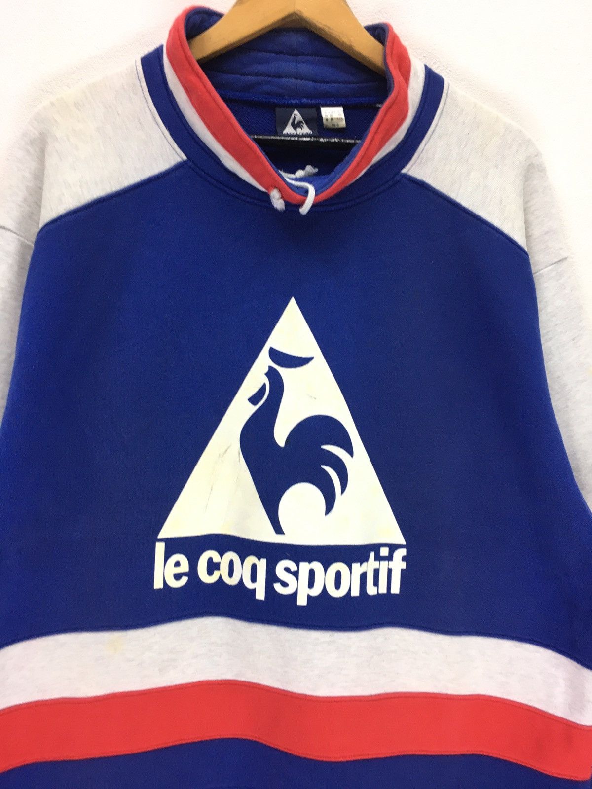 Le Coq Sportif × Sports Specialties Vintage Le Coq Sportif Big Logo Multicolour Sweatshirt Size US L / EU 52-54 / 3 - 2 Thumbnail
