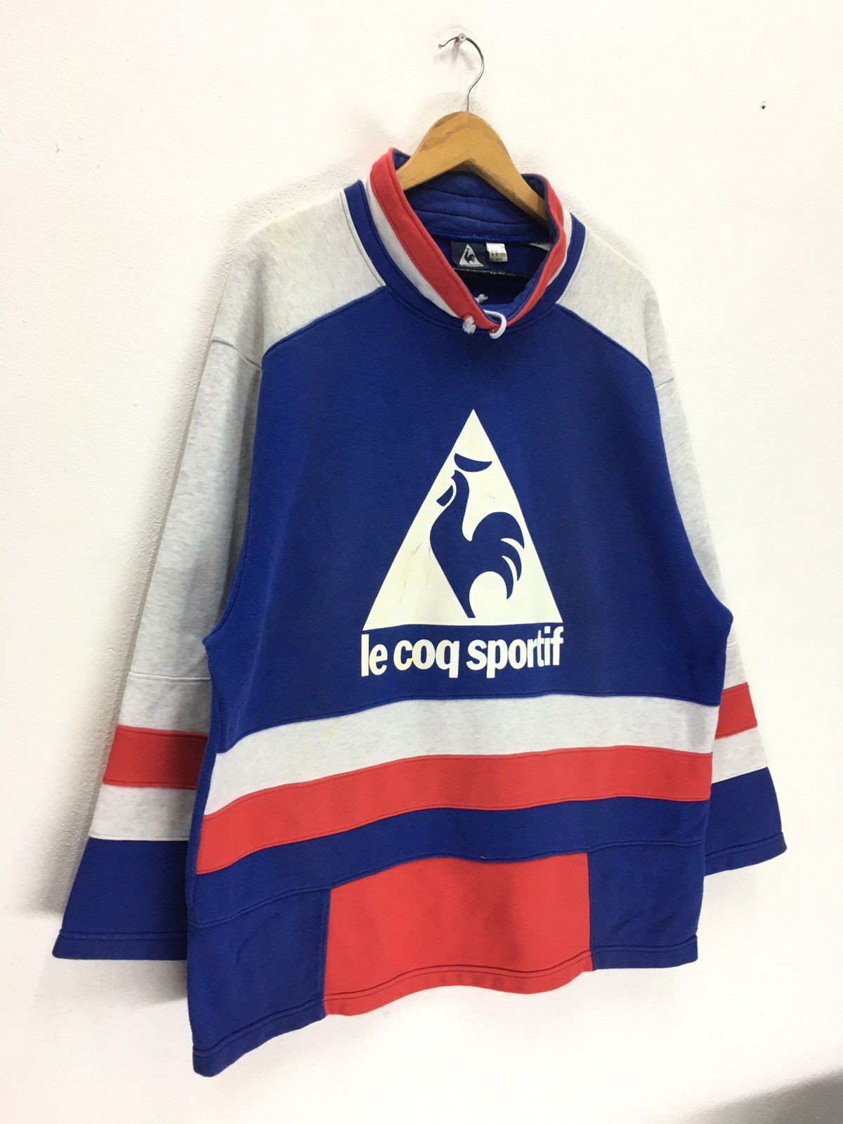 Le Coq Sportif × Sports Specialties Vintage Le Coq Sportif Big Logo Multicolour Sweatshirt Size US L / EU 52-54 / 3 - 4 Thumbnail