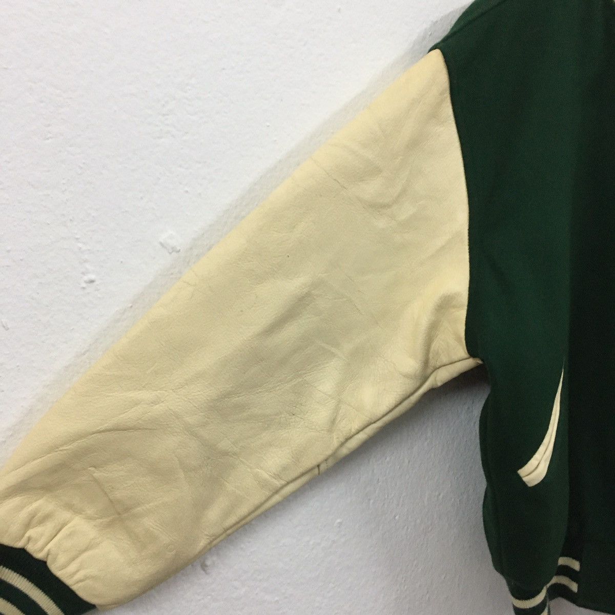 Vintage Rare Vintage University Shop All Embroidery Varsity Jacket Size US M / EU 48-50 / 2 - 16 Thumbnail