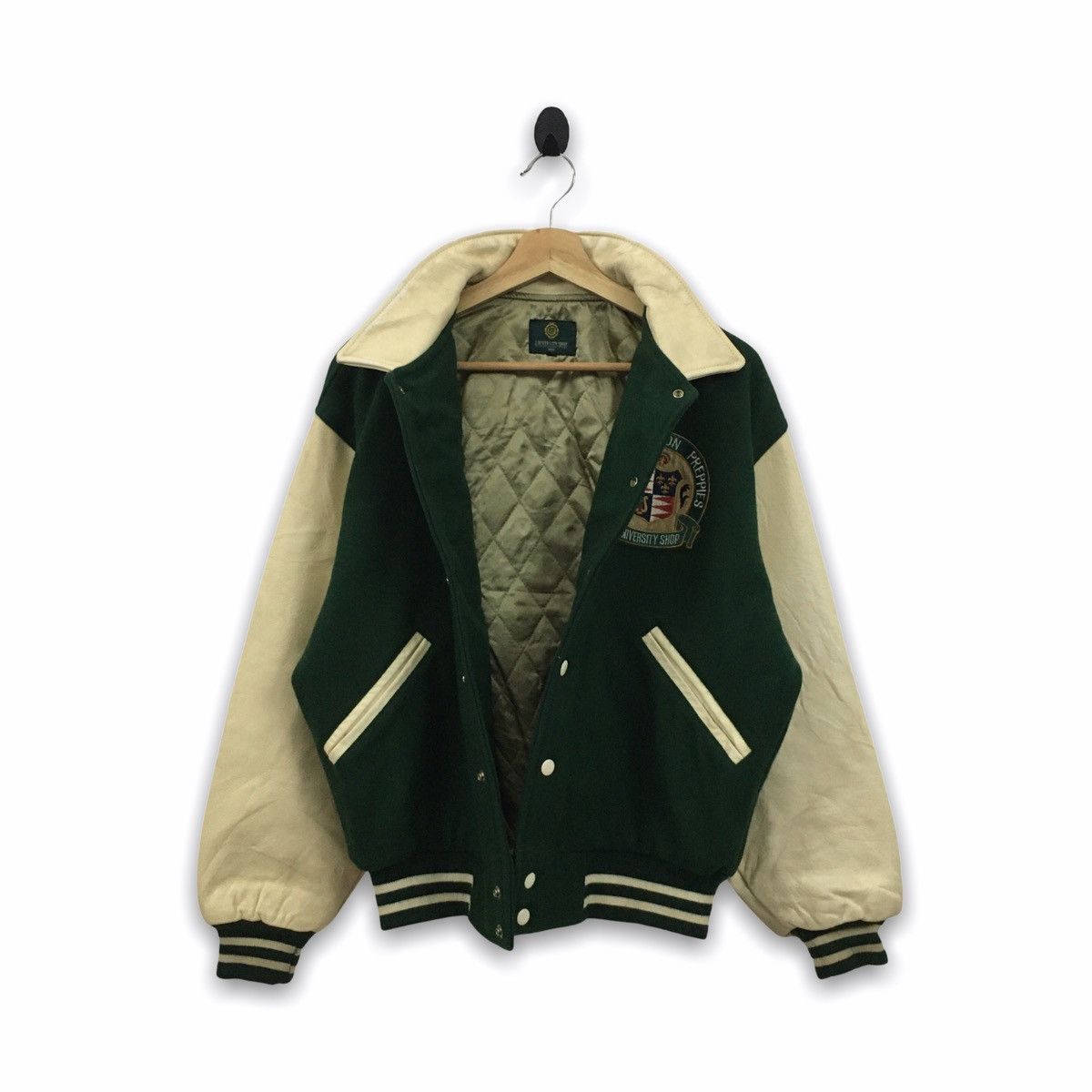 Vintage Rare Vintage University Shop All Embroidery Varsity Jacket Size US M / EU 48-50 / 2 - 3 Thumbnail