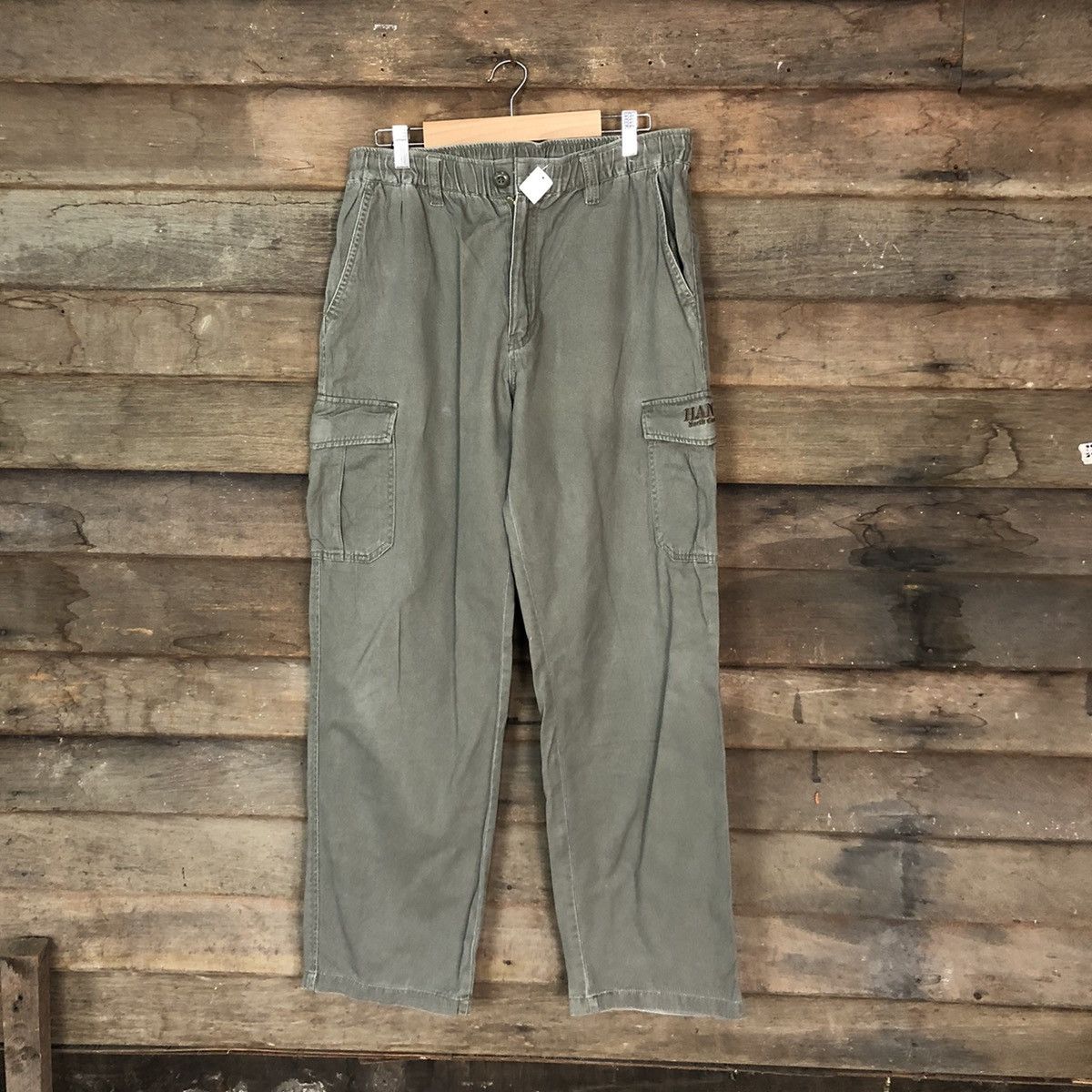 Hanes Grey multipocket tactical Cargo Pants #4532