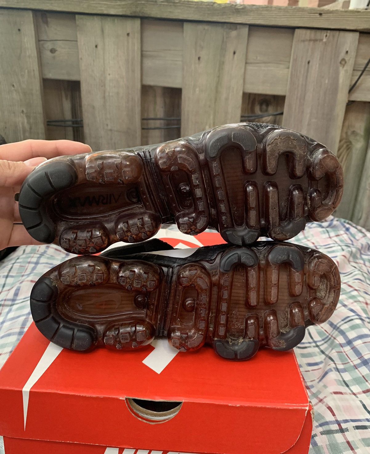 Nike Air VaporMax Triple Black Size US 7 / EU 40 - 5 Thumbnail