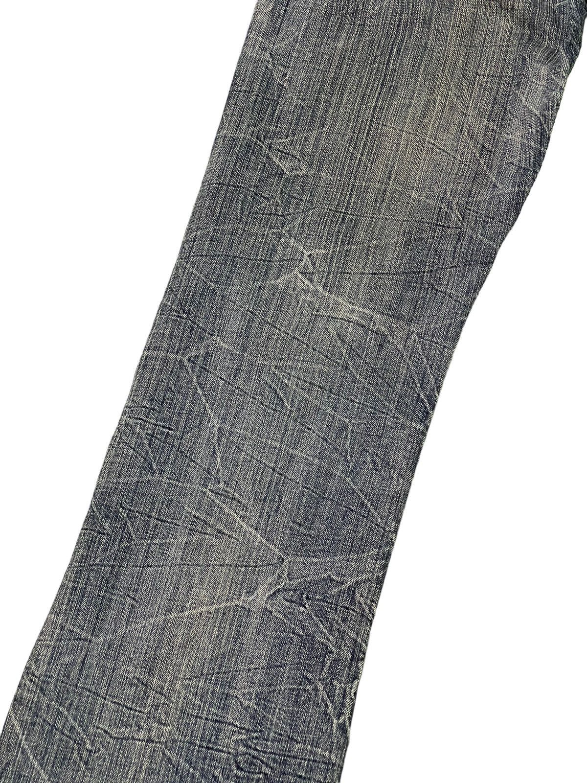 Japanese Brand Flare Jeans Semantic Design Distress Low Rise Boot Cut 5🟦6 Size US 30 / EU 46 - 16 Thumbnail