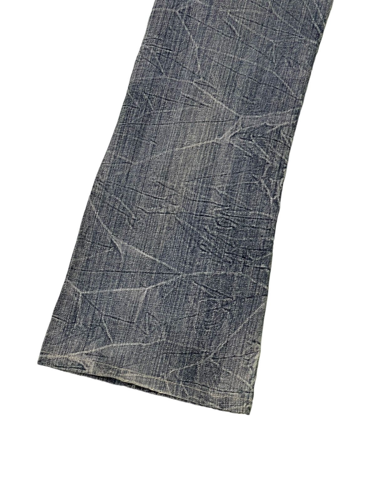 Japanese Brand Flare Jeans Semantic Design Distress Low Rise Boot Cut 5🟦6 Size US 30 / EU 46 - 15 Thumbnail