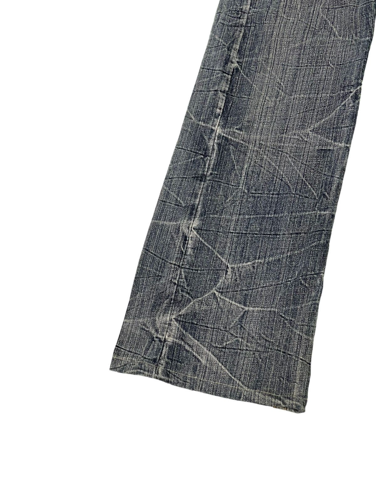 Japanese Brand Flare Jeans Semantic Design Distress Low Rise Boot Cut 5🟦6 Size US 30 / EU 46 - 5 Thumbnail