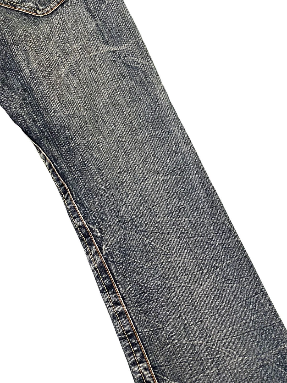 Japanese Brand Flare Jeans Semantic Design Distress Low Rise Boot Cut 5🟦6 Size US 30 / EU 46 - 17 Thumbnail
