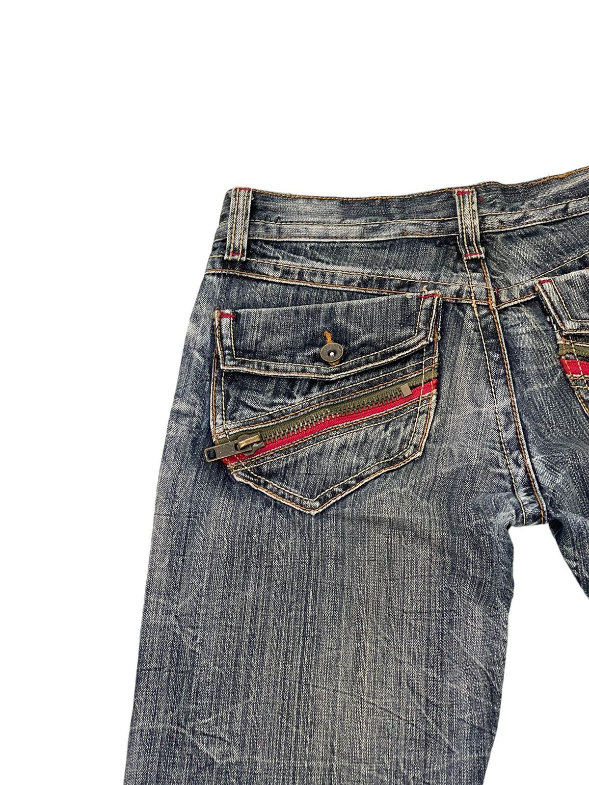 Japanese Brand Flare Jeans Semantic Design Distress Low Rise Boot Cut 5🟦6 Size US 30 / EU 46 - 18 Thumbnail