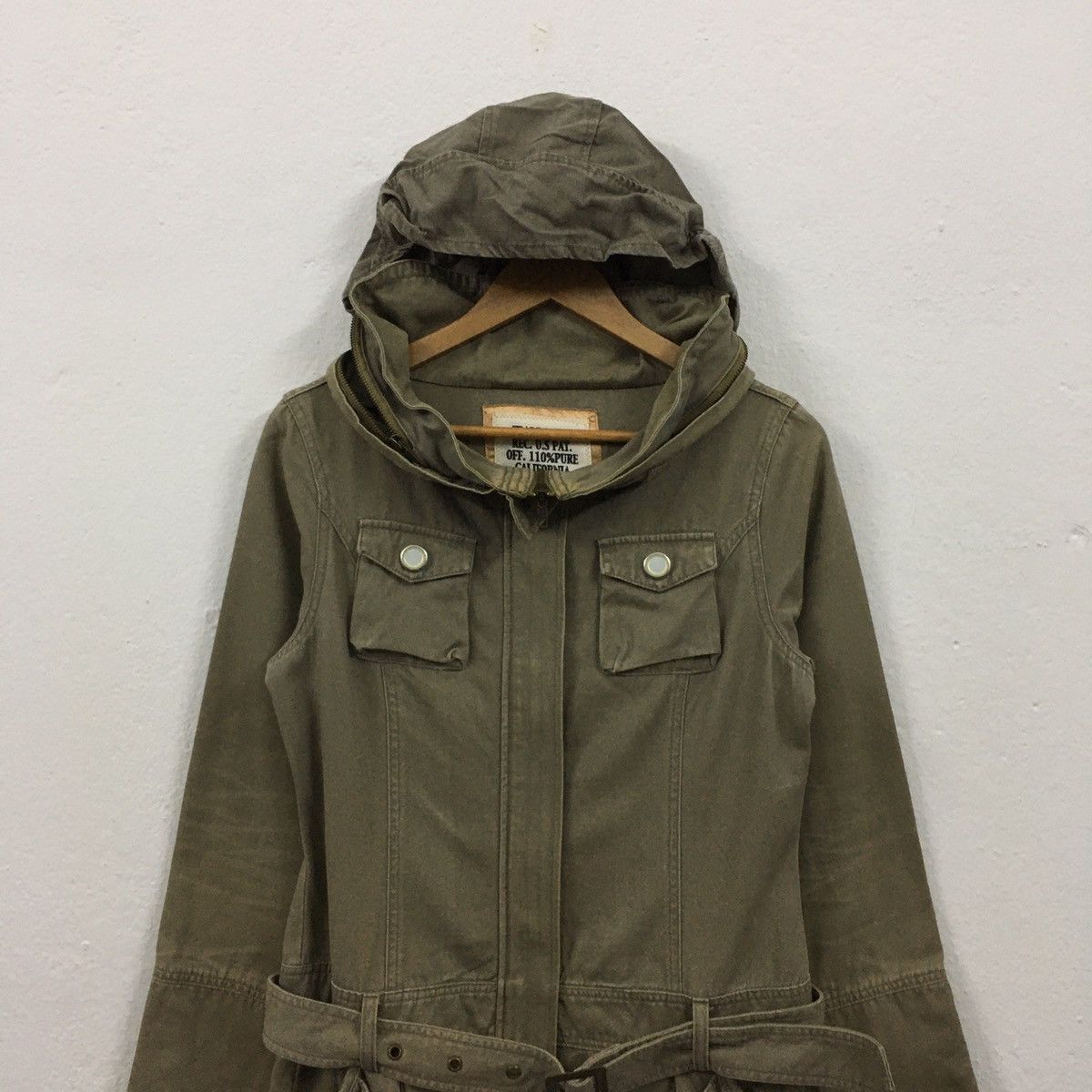 Von Dutch Rare Von Dutch Multi Pocket Hooded Jacket Size L / US 10 / IT 46 - 3 Thumbnail