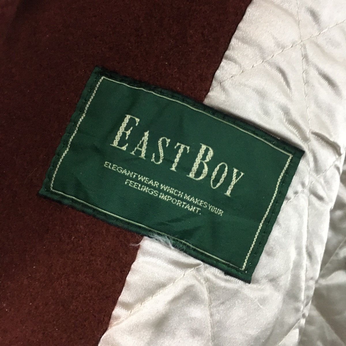 Vintage Vintage East Boy Football Team Green Wich Varsity Jacket Size US M / EU 48-50 / 2 - 3 Thumbnail