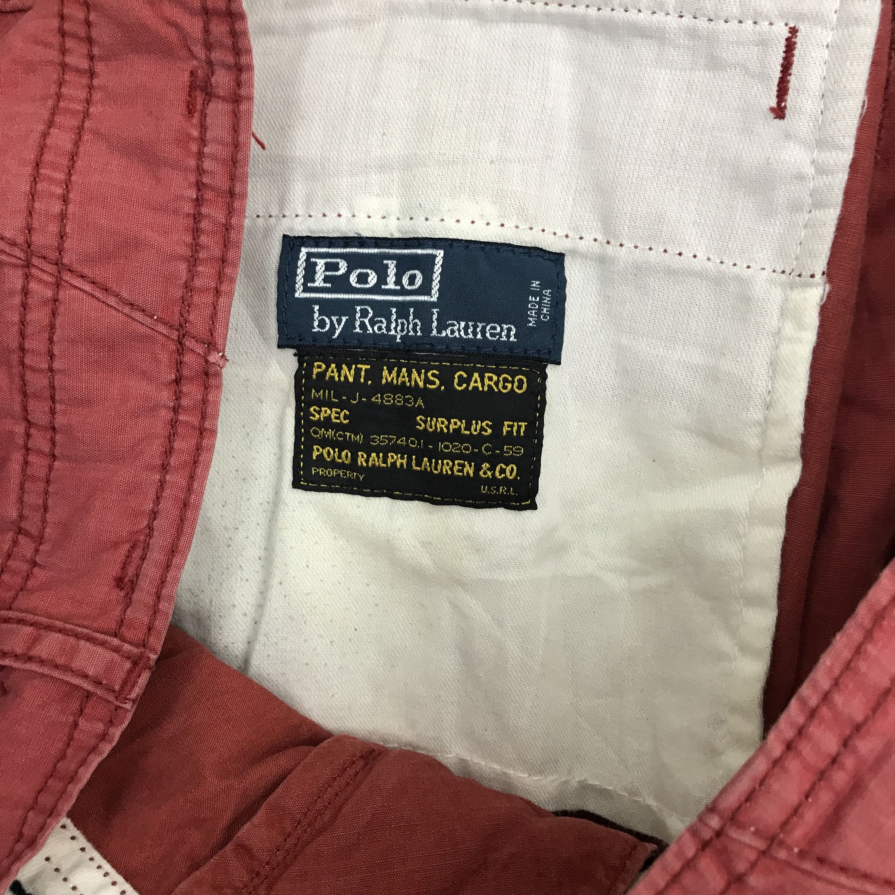 Polo Ralph Lauren × Vintage x115 polo ralph lauren x surplus cargo short pants Size US 36 / EU 52 - 2 Thumbnail